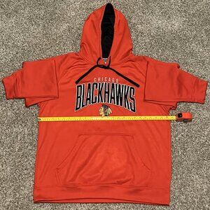 Red Blackhawks Mens Hoody Size L